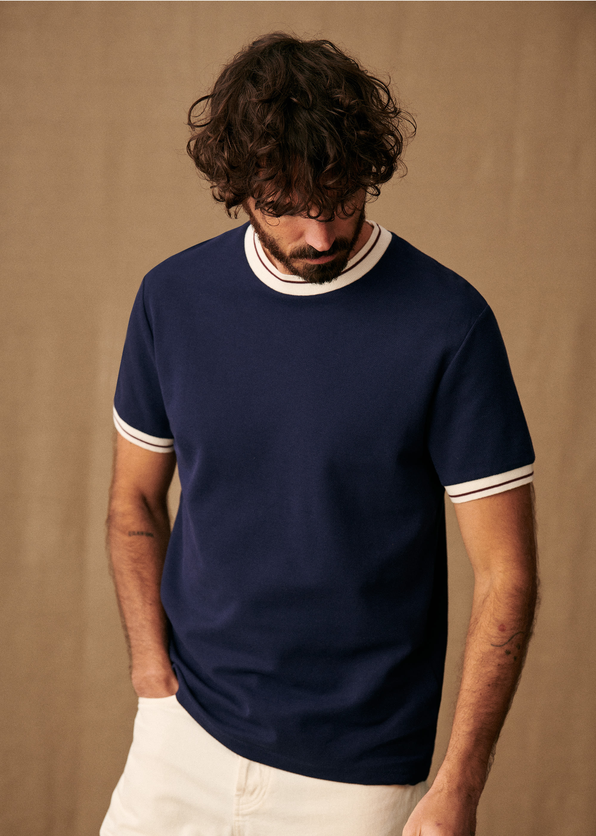 T-Shirt Waller - Marine - LES COMPOSANTES/DÉCOUVRIR 5906624