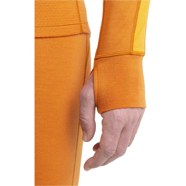 T-shirt thermique ICEBREAKER M ZONEKNIT 260 LS HALF ZIP EARTH/SOLAR/CB