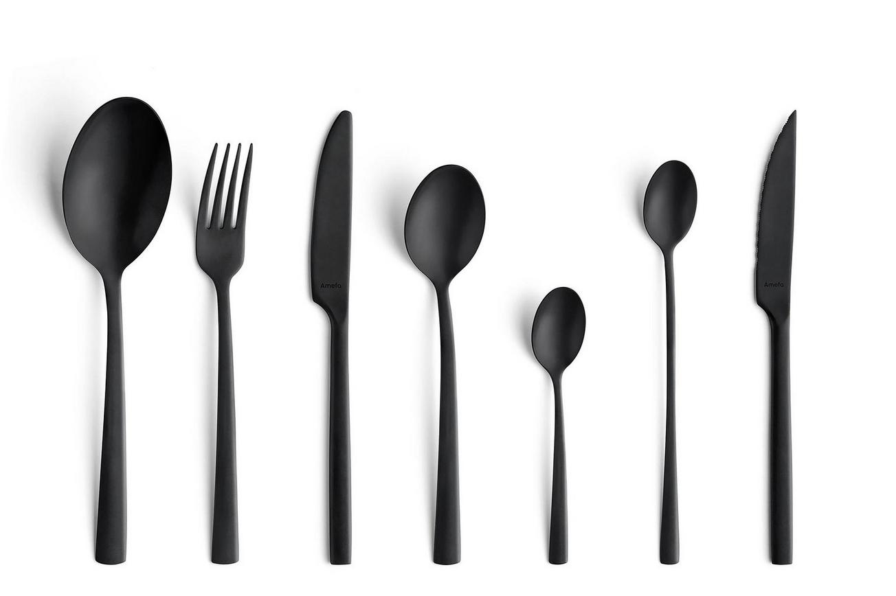 Amefa Manille All You Need 9035 bestekset 42-delig, zwart