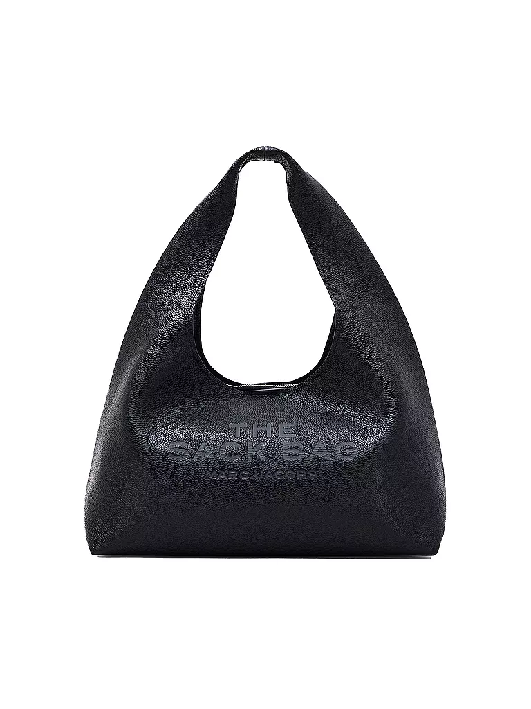 MARC JACOBS Ledertasche - Umhängetasche THE SACK BAG schwarz