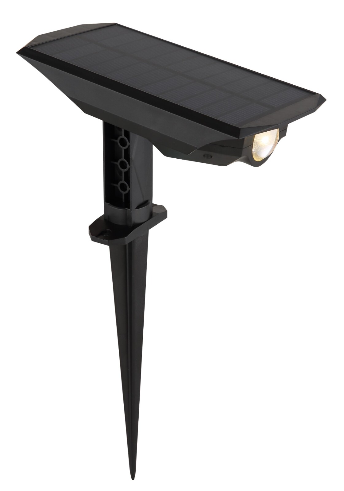 Solarleuchte - schwarz - verstellbar
