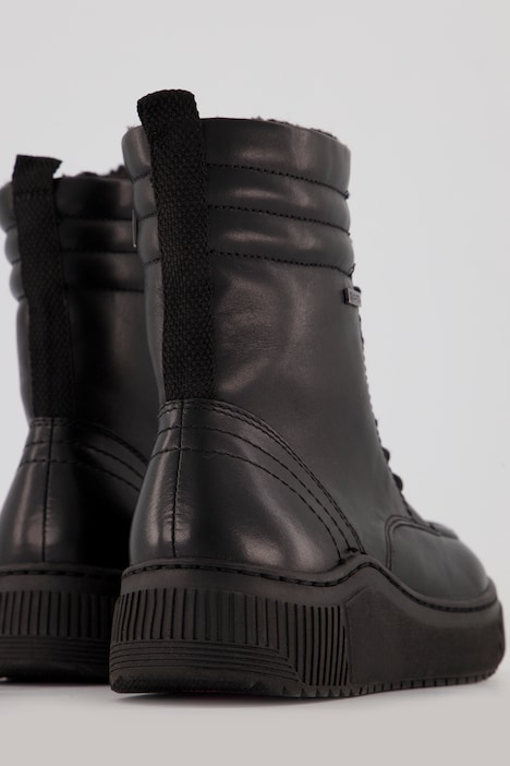 Tamaris Leder-Boots, Webpelz-Futter, Weite H