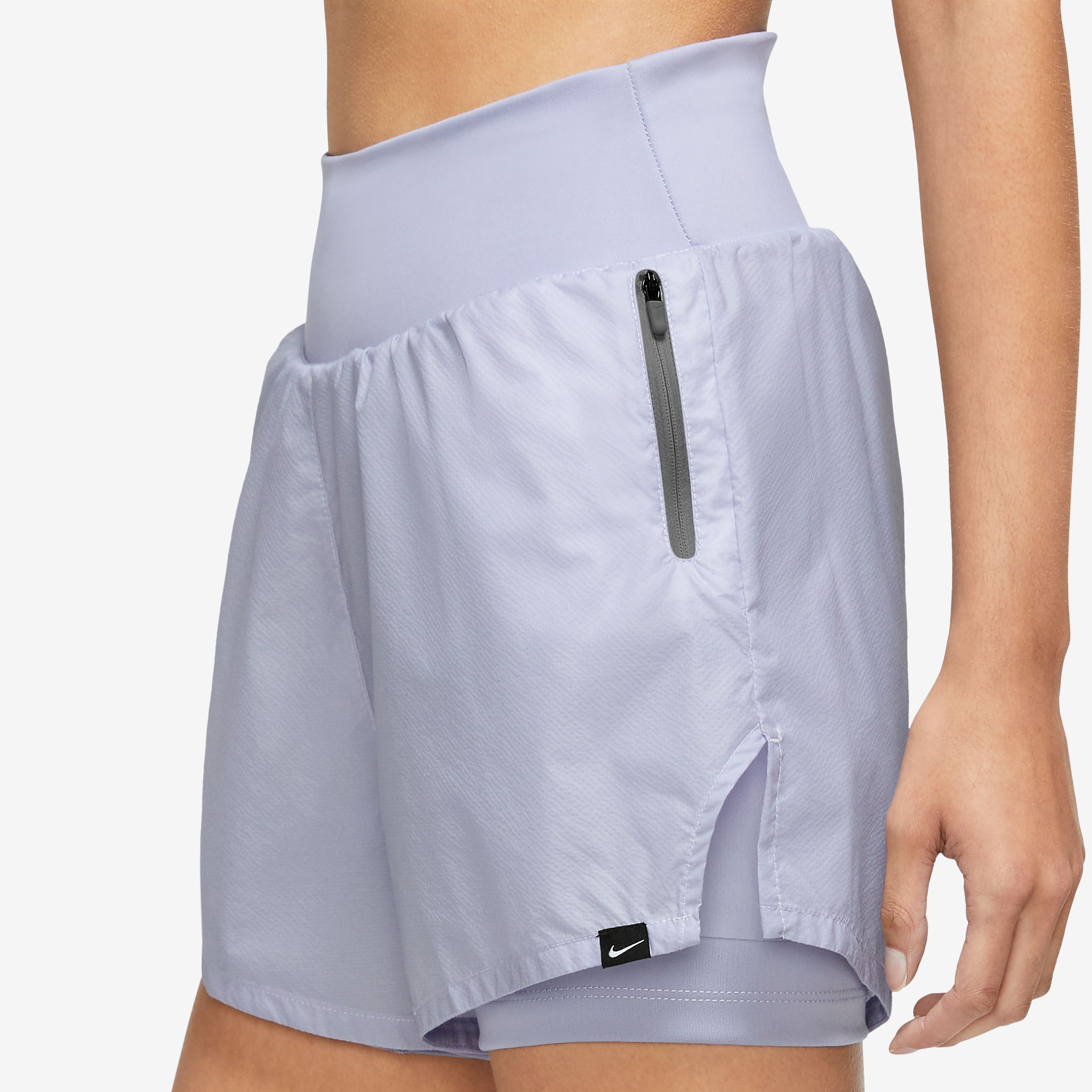 Nike Dri-Fit Run Division Reflective Mid-Rise 3in Shorts Femmes - Lilas