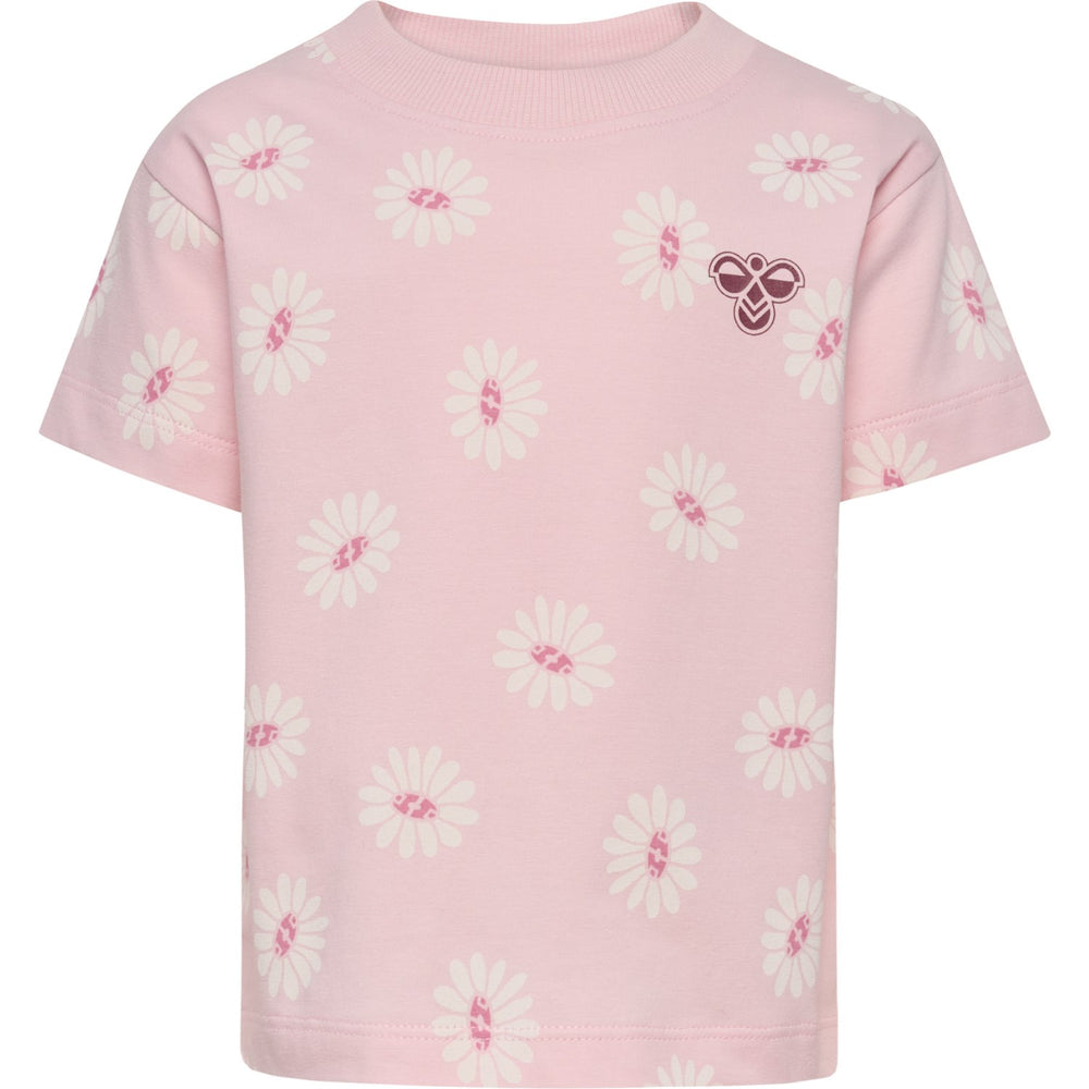 Køb Hummel Pale Lilac Mini Loose Flower T-Shirt S/S