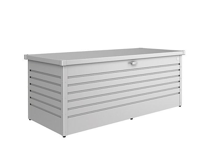 Coffre de jardin métal Biohort argent 800L