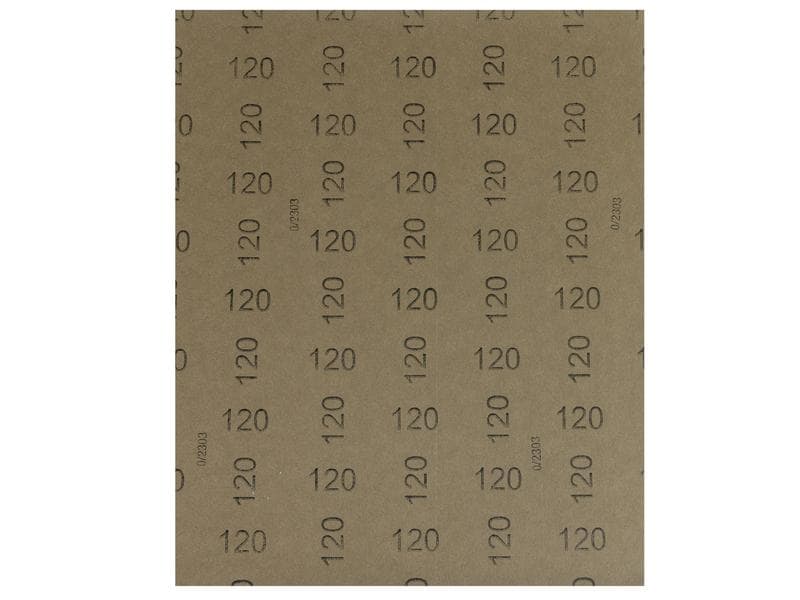 STRUCT Schleifpapier wasserfest P120, 5 Stück Schleifpapierbogen 230 x 280 mm