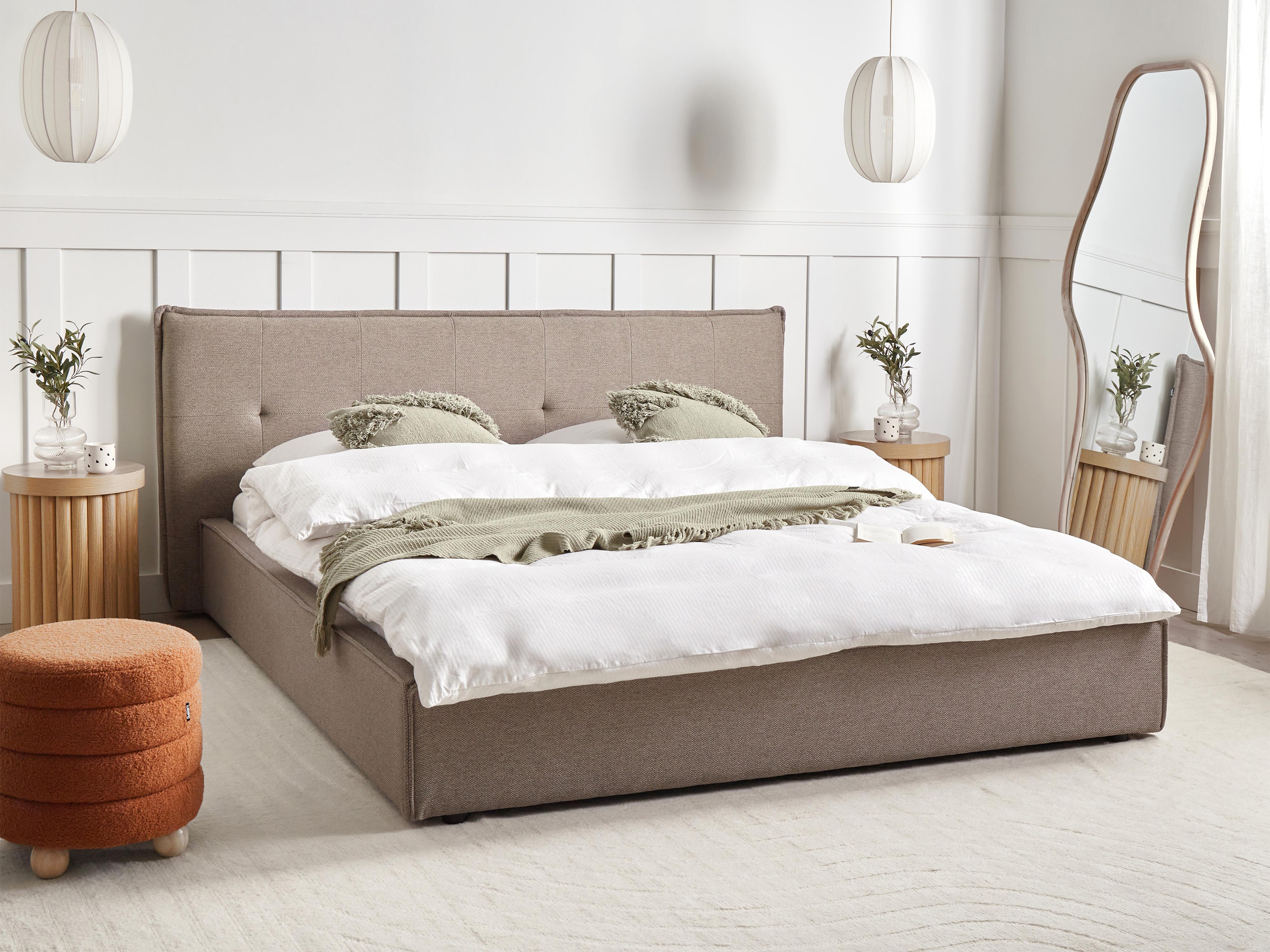 Waterbed Kunstlinnen LESTRE 180 x 200 cm Taupe