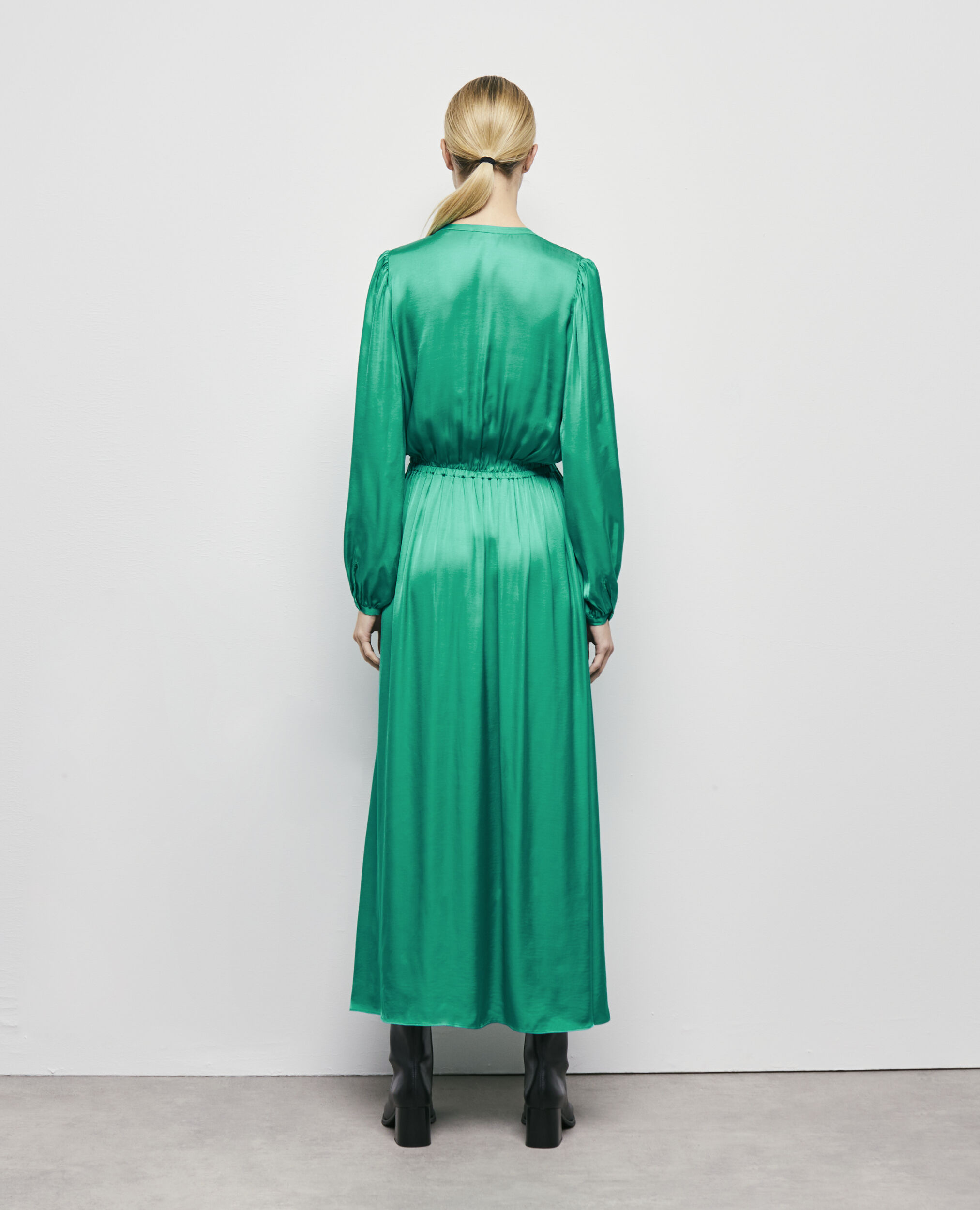 Robe longue verte