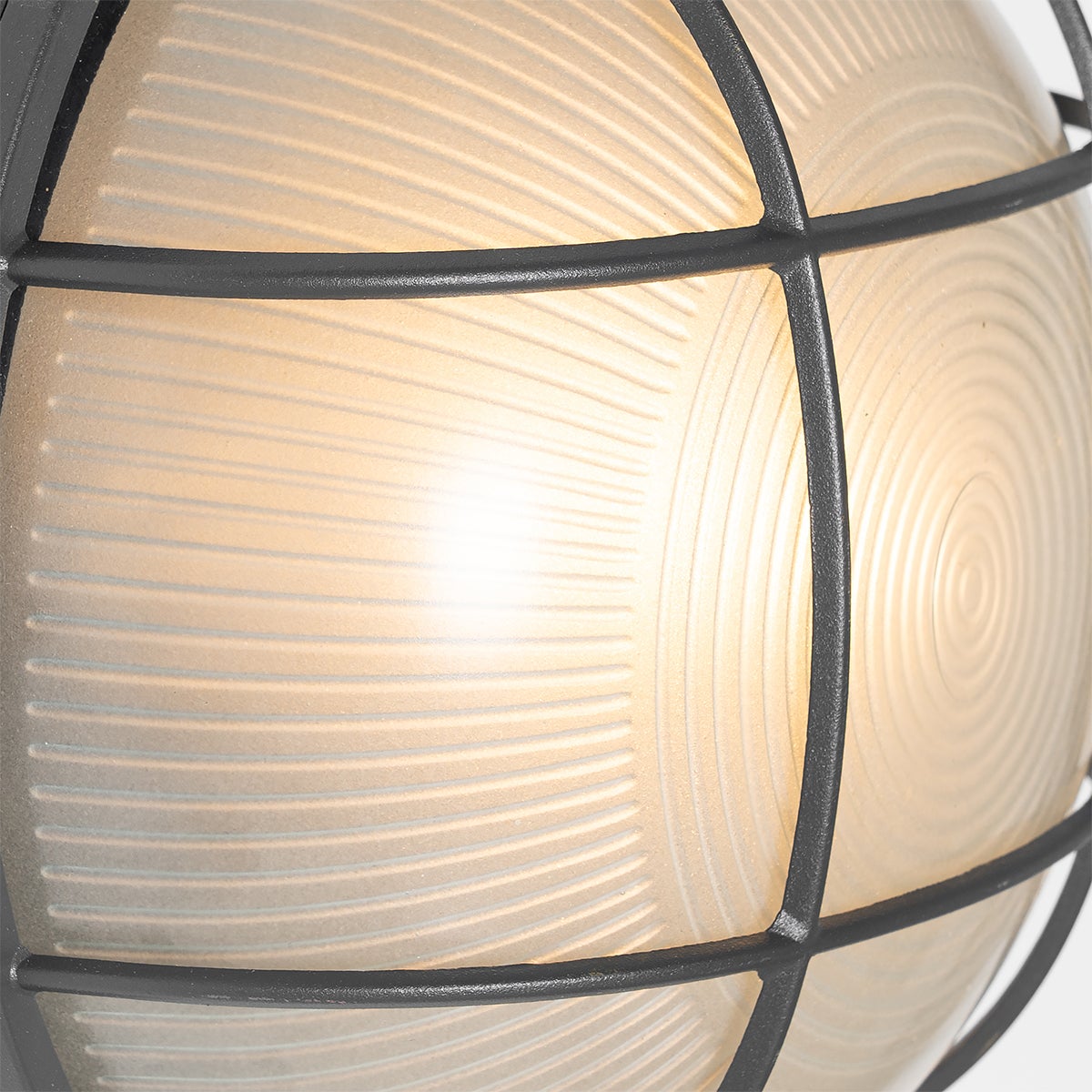 Industriële buitenwandlamp, donkergrijs, IP44 - Hanneke