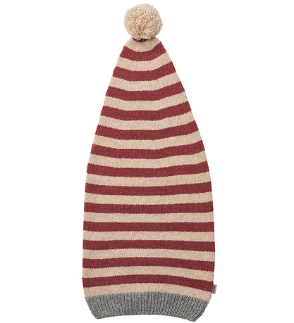 Wheat Weihnachtsmütze - Strick - Rot Stripe
