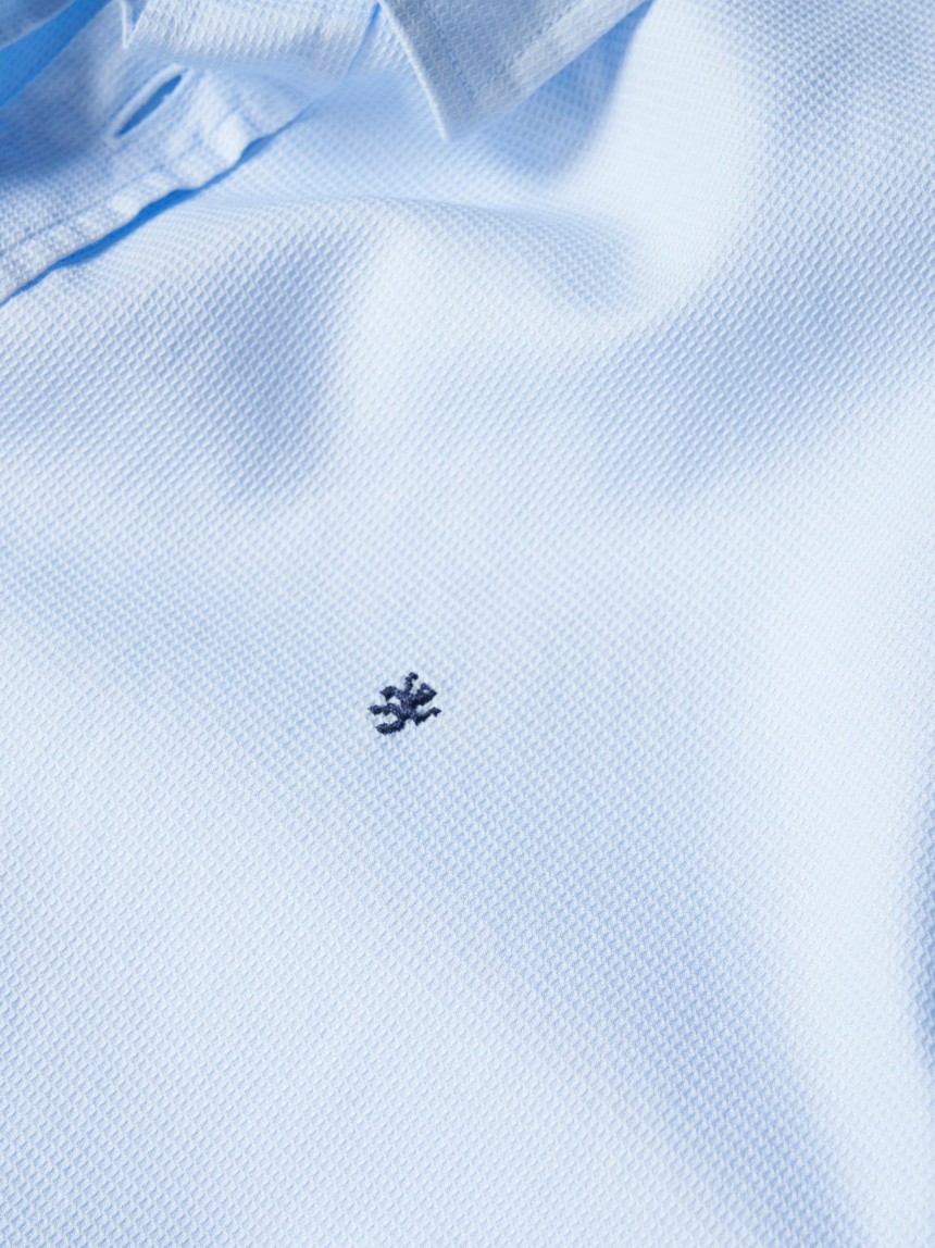 Camisa slim fit de algodão
