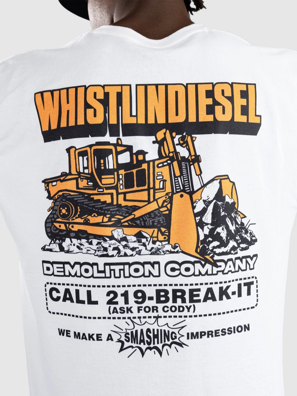 Whistlindiesel Break It T-Shirt white
