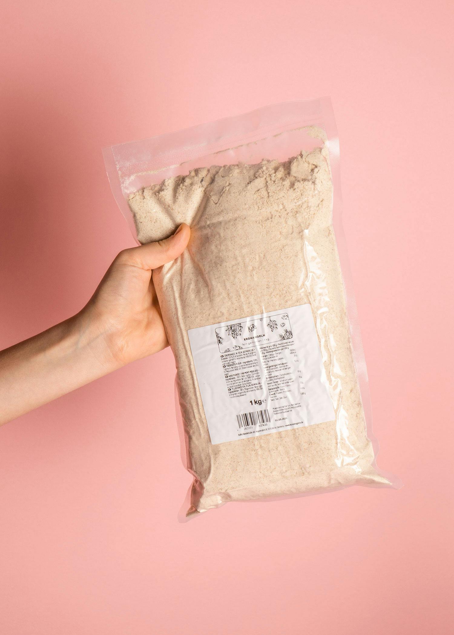 Fein gemahlene Erdmandeln 1 kg