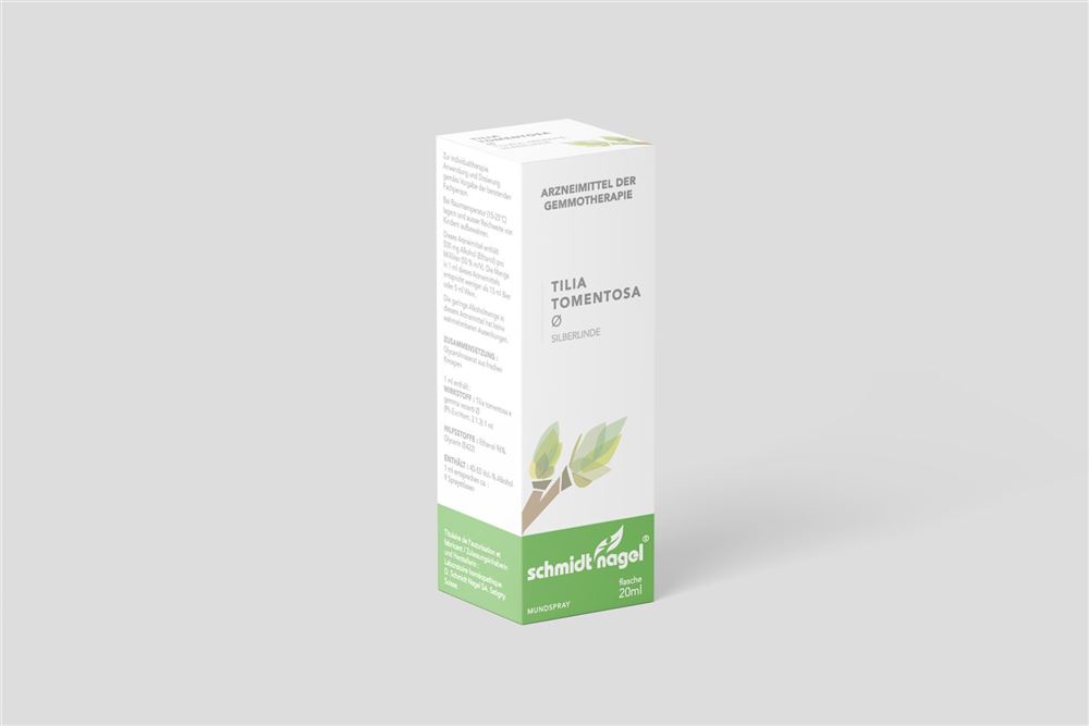 SCHMIDT-NAGEL Tilia tomentosa<br>20 ml, Flasche, Glycerinmazerat, TM