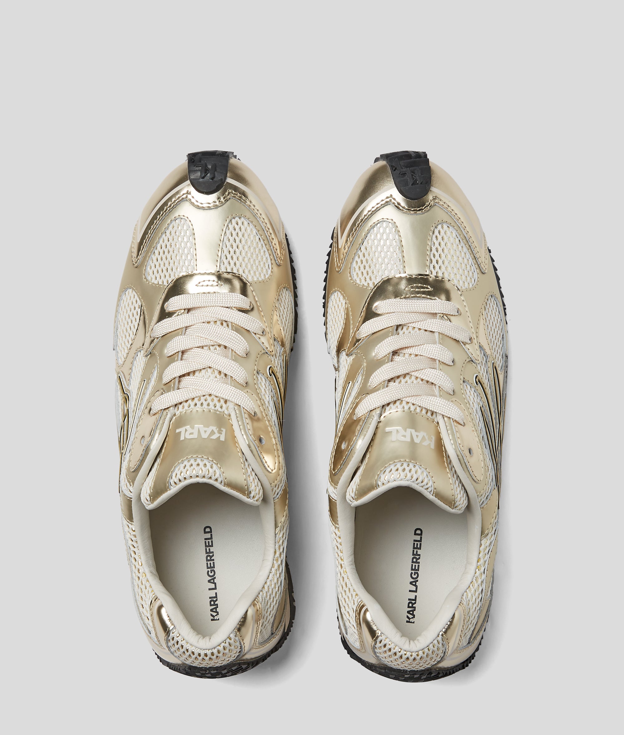Velocette Autograph sneakers met overlay