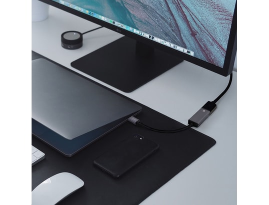 METRONIC - Kit accessoires smartphone Adaptateur usb-c mâle vers displayport fem. - gris