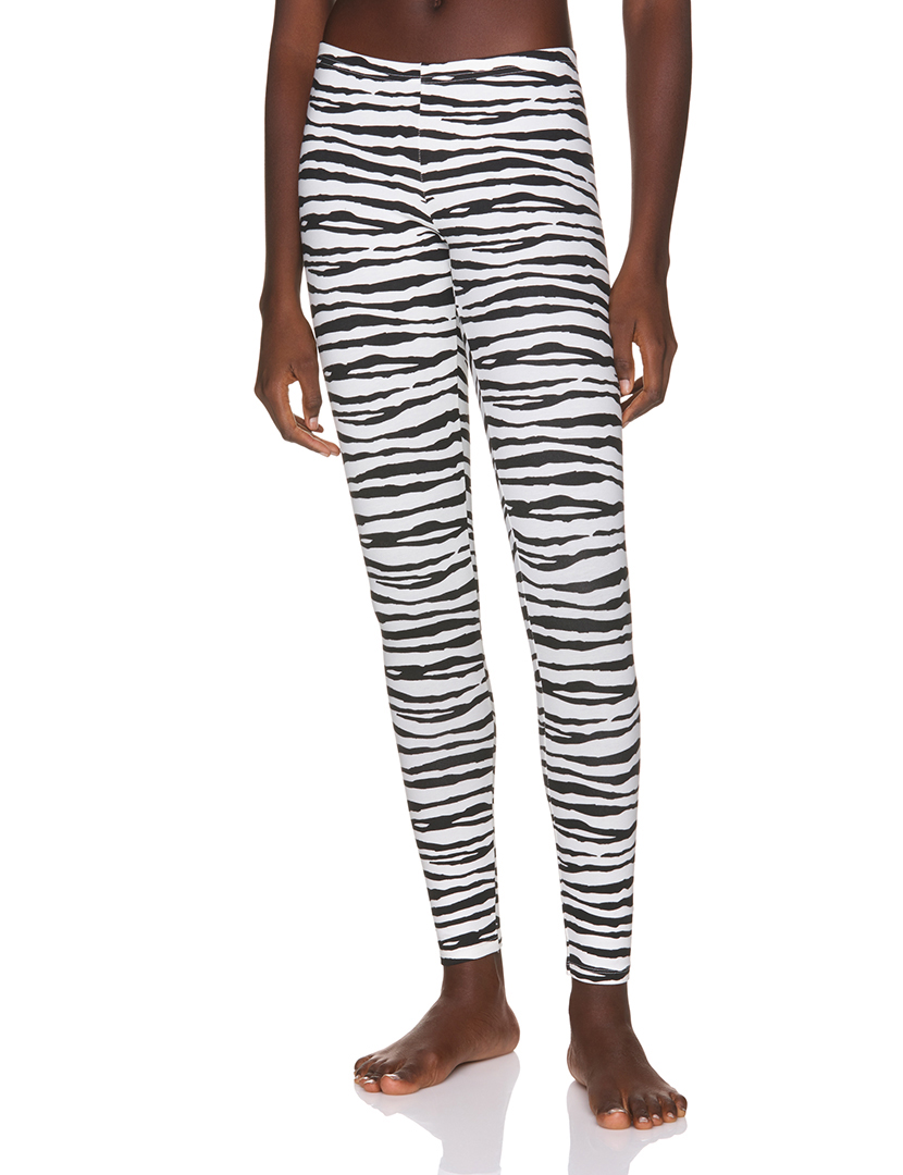 Ladies Zebra Pattern Leggings