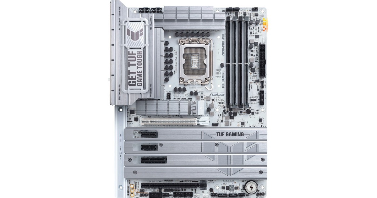 ASUSTUF Gaming Z890-PRO WIFI socket 1851 moederbord  (RAID, 2.5Gb-LAN, Wi-Fi 7, BT, Sound, ATX)
