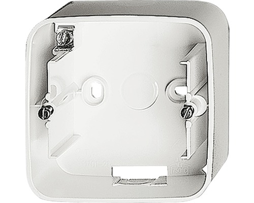 Busch-Jaeger 1701-214 opbouwbehuizing, enkelvoudig, voor Reflex SI-inzetstukken, alpinewit