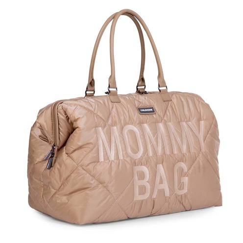 Mommy Bag Sac à langer matelassé Beige - CHILDHOME