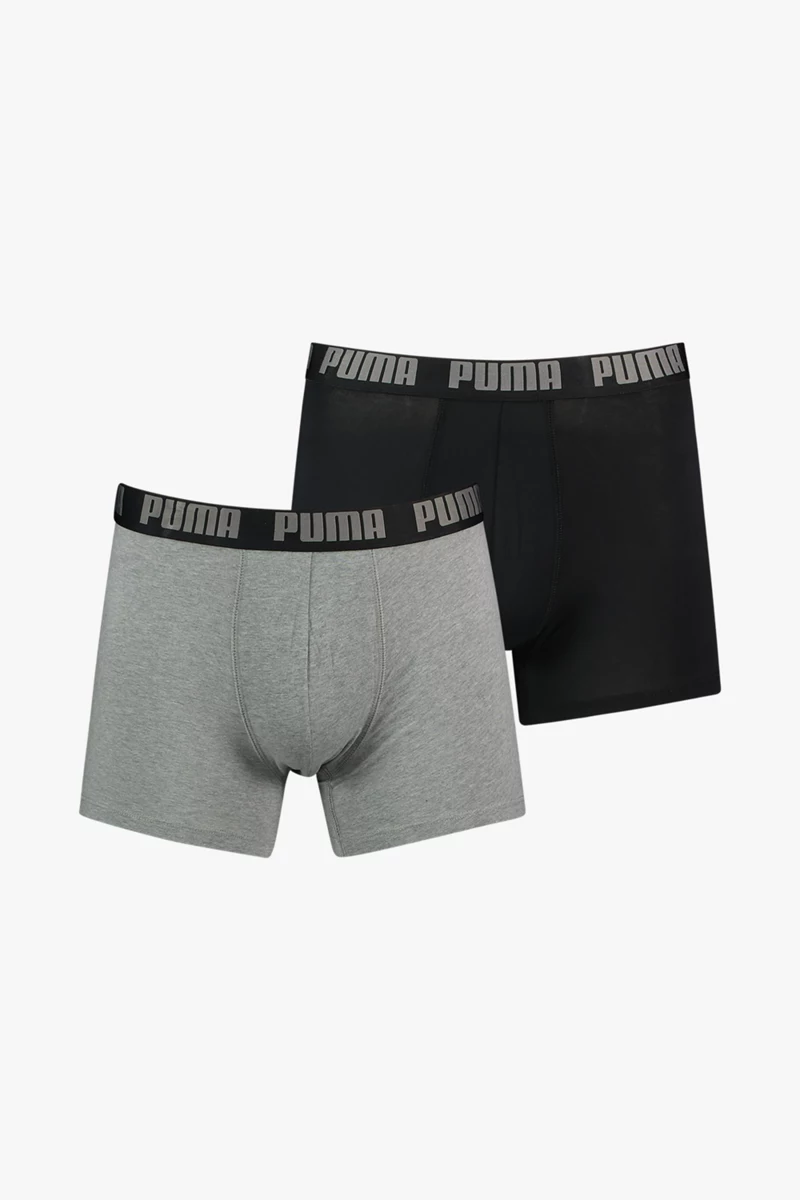 Puma 2-Pack Basic Herren Boxershort Bio-Cotton