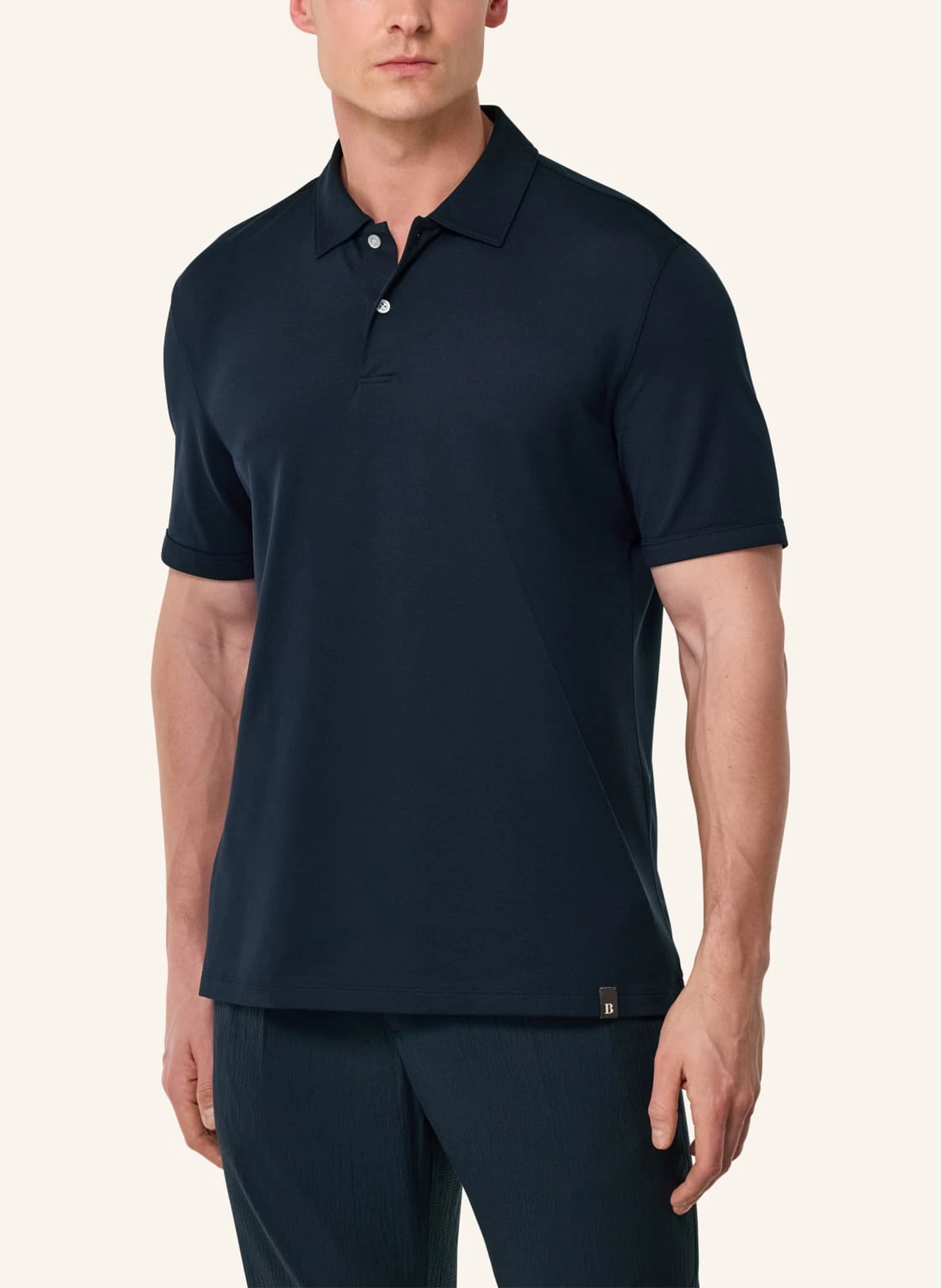 BOGGI MILANO Piqué-Poloshirt