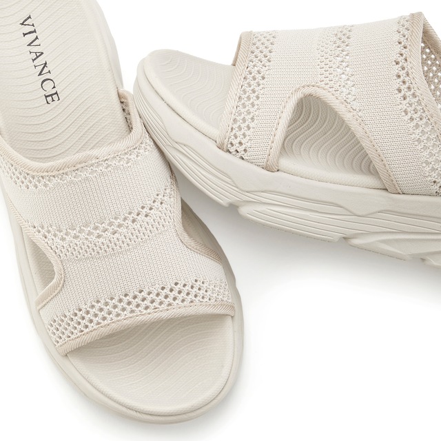 Vivance Pantolette  Mules, Sandale, offener Schuh mit modischer Chunky-Sohle VEGAN