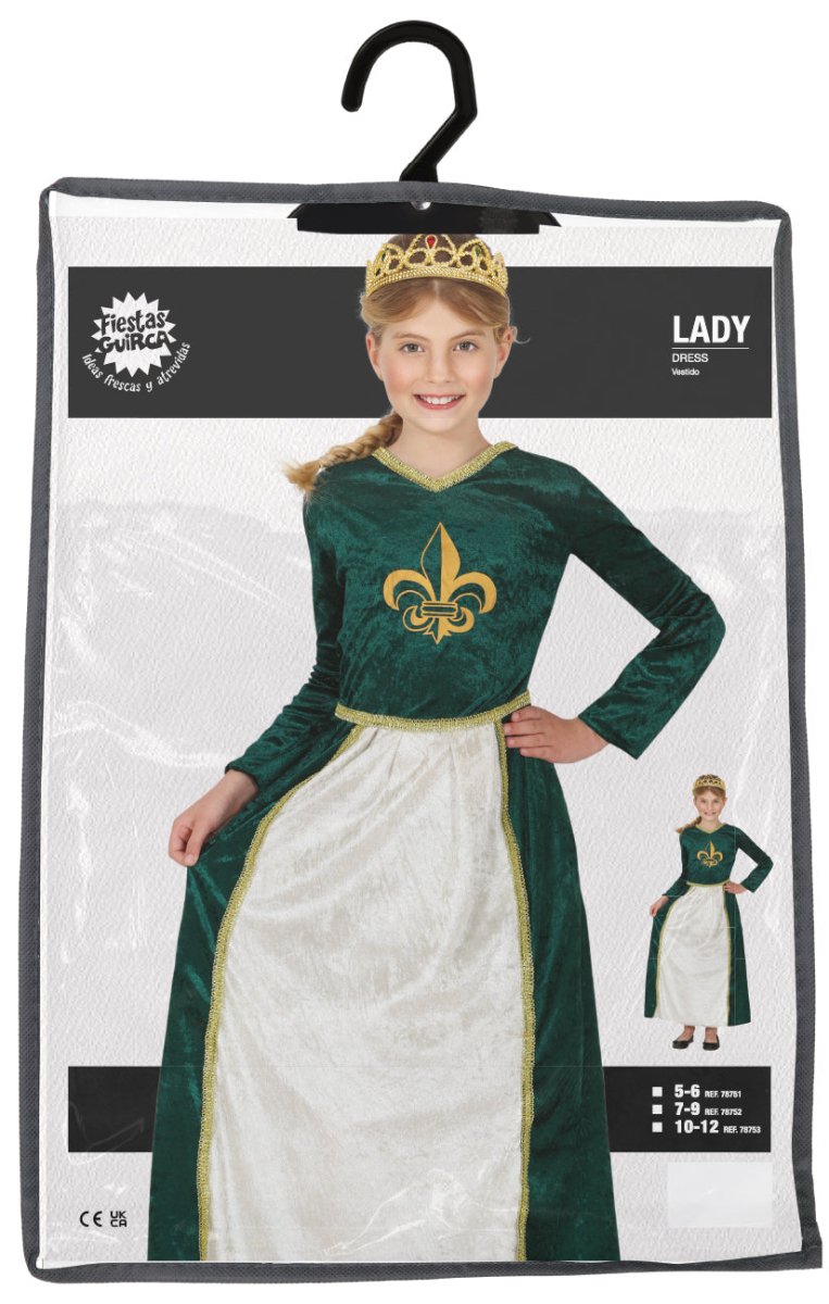 Lady, children