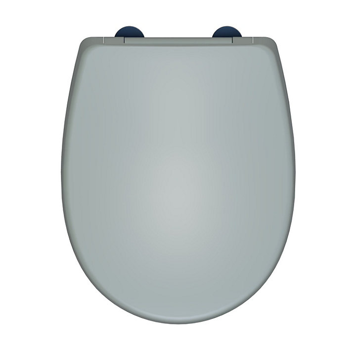 Abattant WC gris clair brillant Classic Bemis