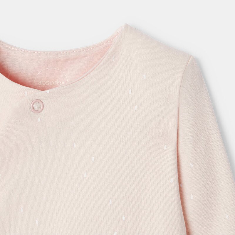 Dors-bien en coton bio matelassé rose naissance Absorba Rose