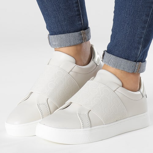 Baskets Femme Cupsole Slip-On 1325 Dark Ecru