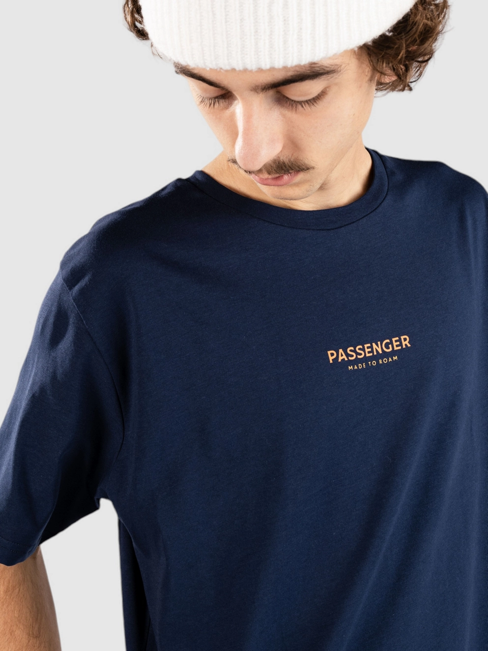 Passenger Phoenix Organic Cotton T-Shirt rich navy