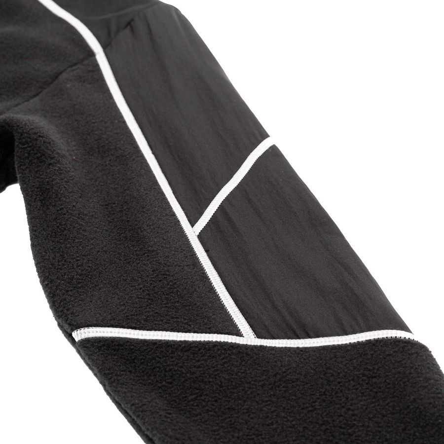 adidas Maillot Essentials Fleece Fermeture Éclair 1/4 - Noir/Argent
