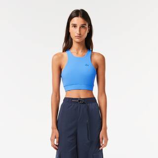 Brassière femme Lacoste quick-dry en polyamide recyclé stretch Brassières & Leggings - Bleu - Lacoste - Femme