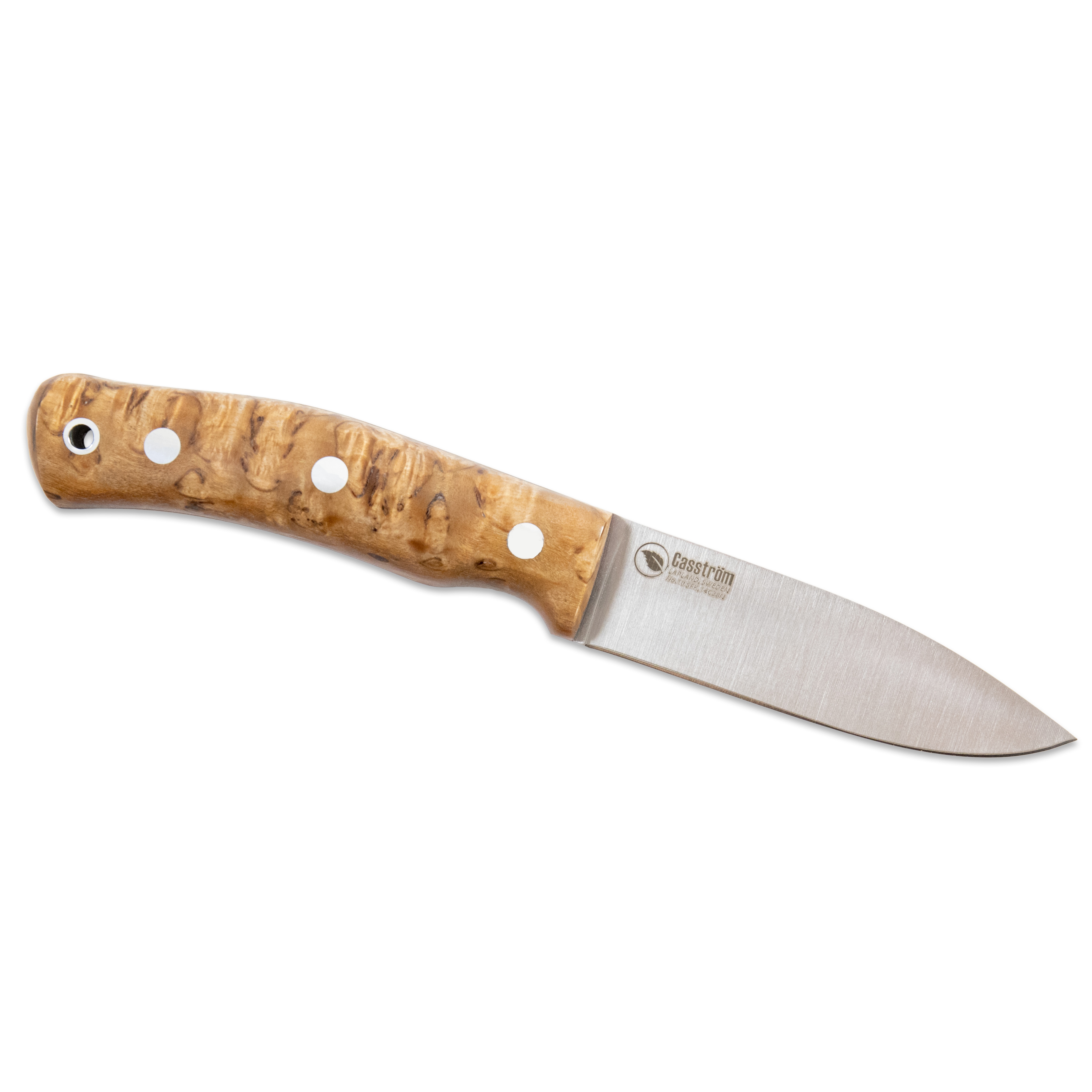 Casström No. 10 Swedish Forrest Knife<br>Flat sliping for skarpere knivblad!