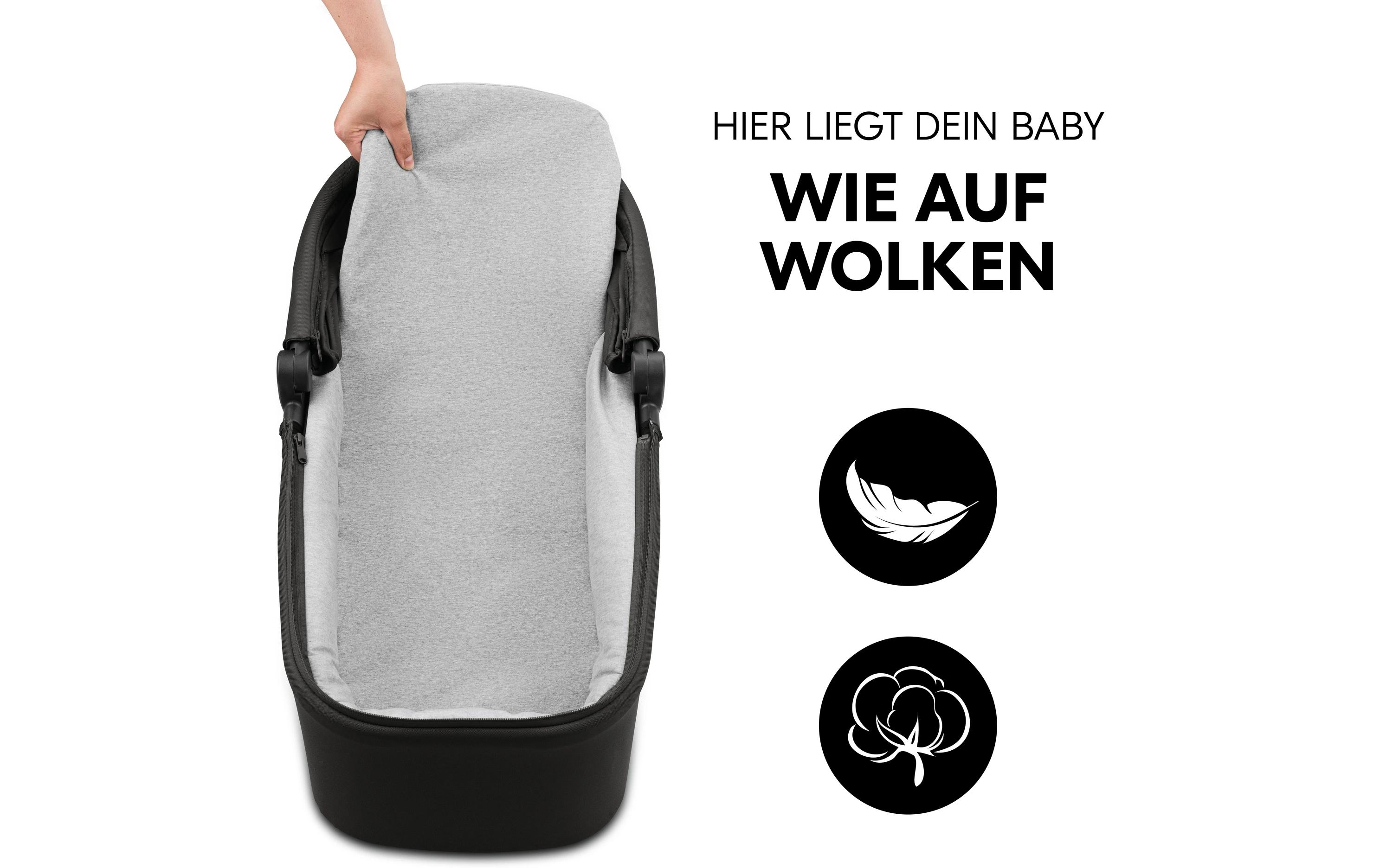 Kinderwagen Move N Care Set Black<br>Multifunktionales Kinderwagen-Set