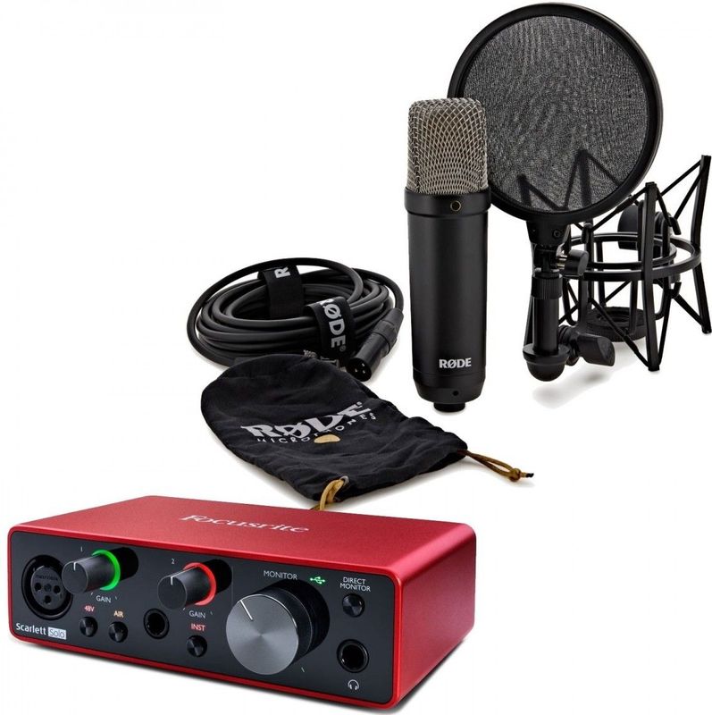 Rode NT1 Signature with Focusrite Scarlett Solo (3rd Gen)