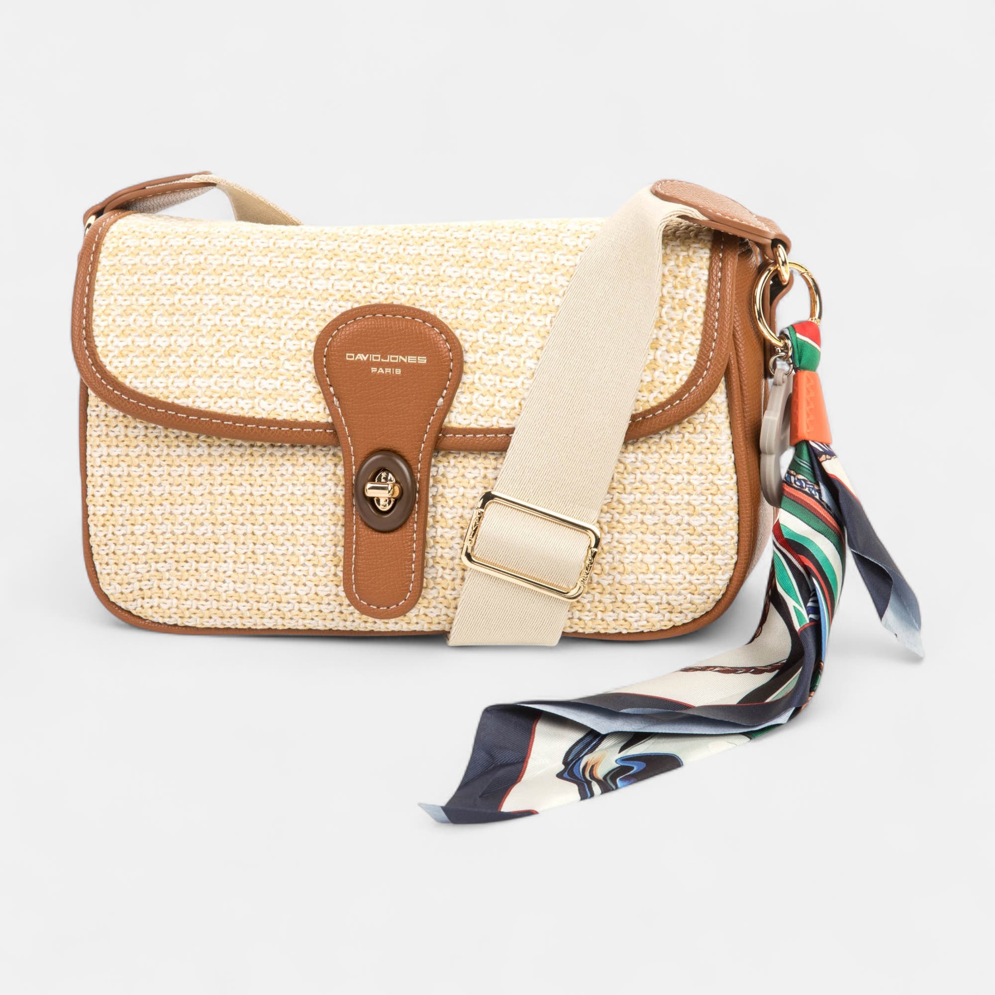 Sac bandoulière beige