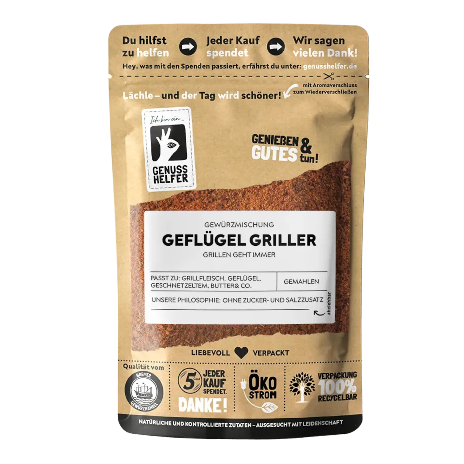 Geflügel-Griller, gemahlen, 10er Pack