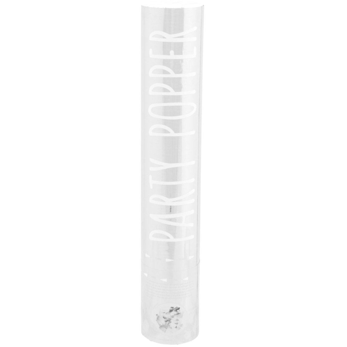 Confetti Kanon Zilver 28cm