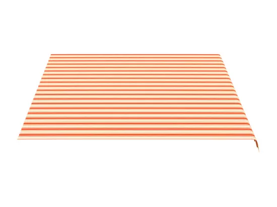 Tissu de remplacement pour auvent Jaune et orange 4,5x3,5 m