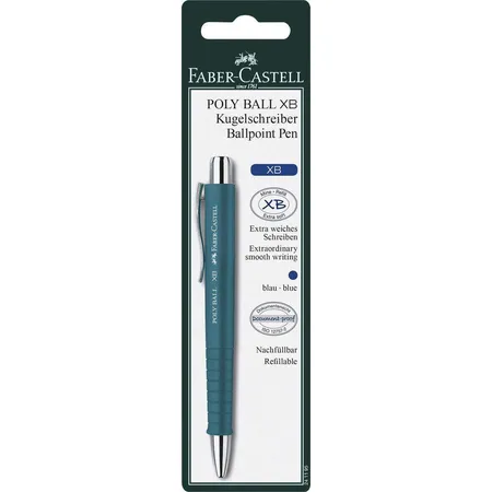 Faber-Castell Kugelschreiber Poly Ball, 1 Stück, 4-fach sortiert