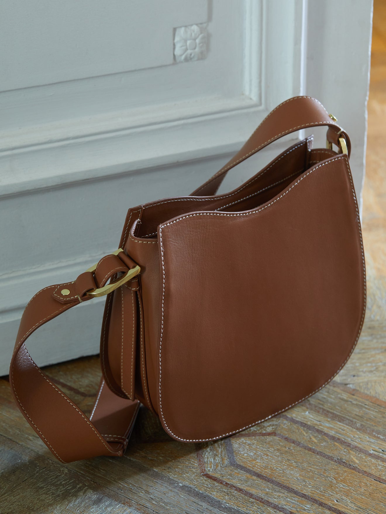 Sac demi-lune Colette - Collection Maroquinerie Cyrillus