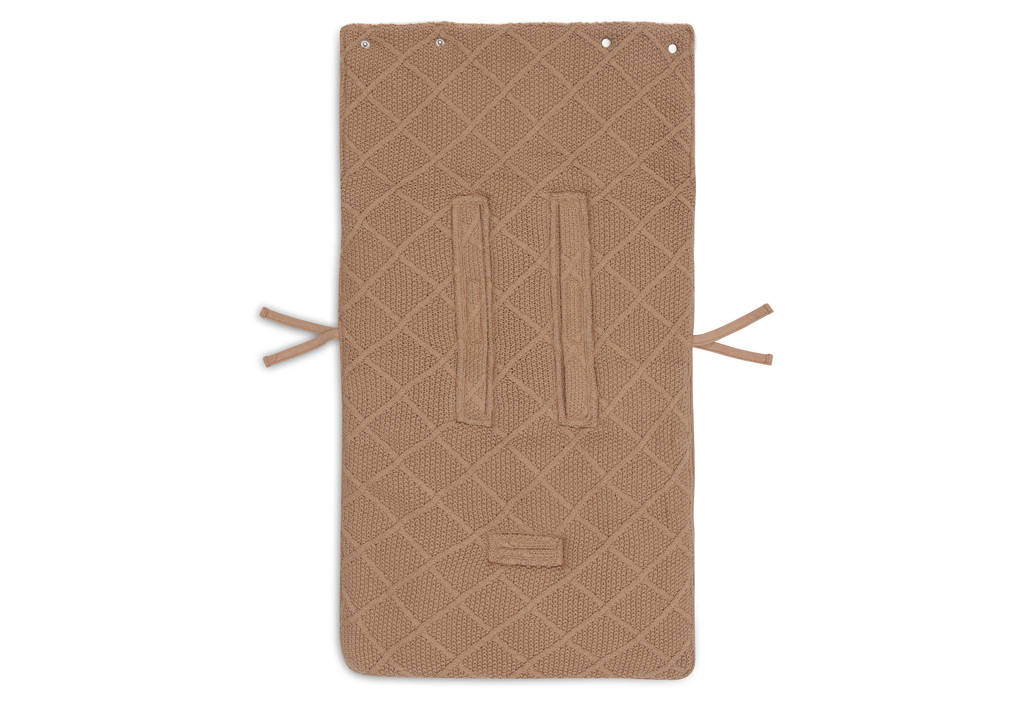 voetenzak groep 0+ 3/5 punts Check Knit - Biscuit