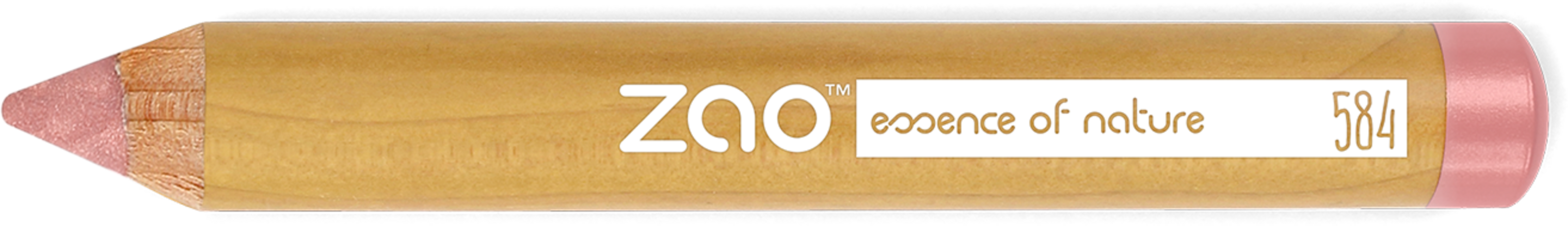 ZAO  Jumbo Lip & Cheek Pencil, 584 Rosewood (2 g)