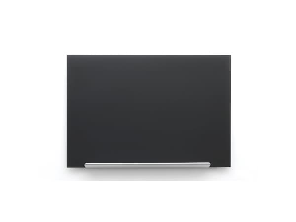 Nobo Diamond - Whiteboard - veggmonterbar - 677 x 381 mm - herdet glass - magnetisk - svart