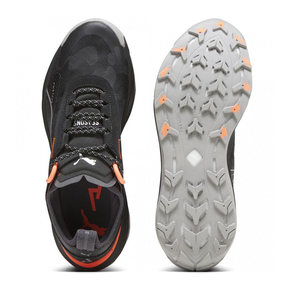 Puma VOYAGE NITRO 3 GTX - Chaussures trail Homme puma black/neon sun