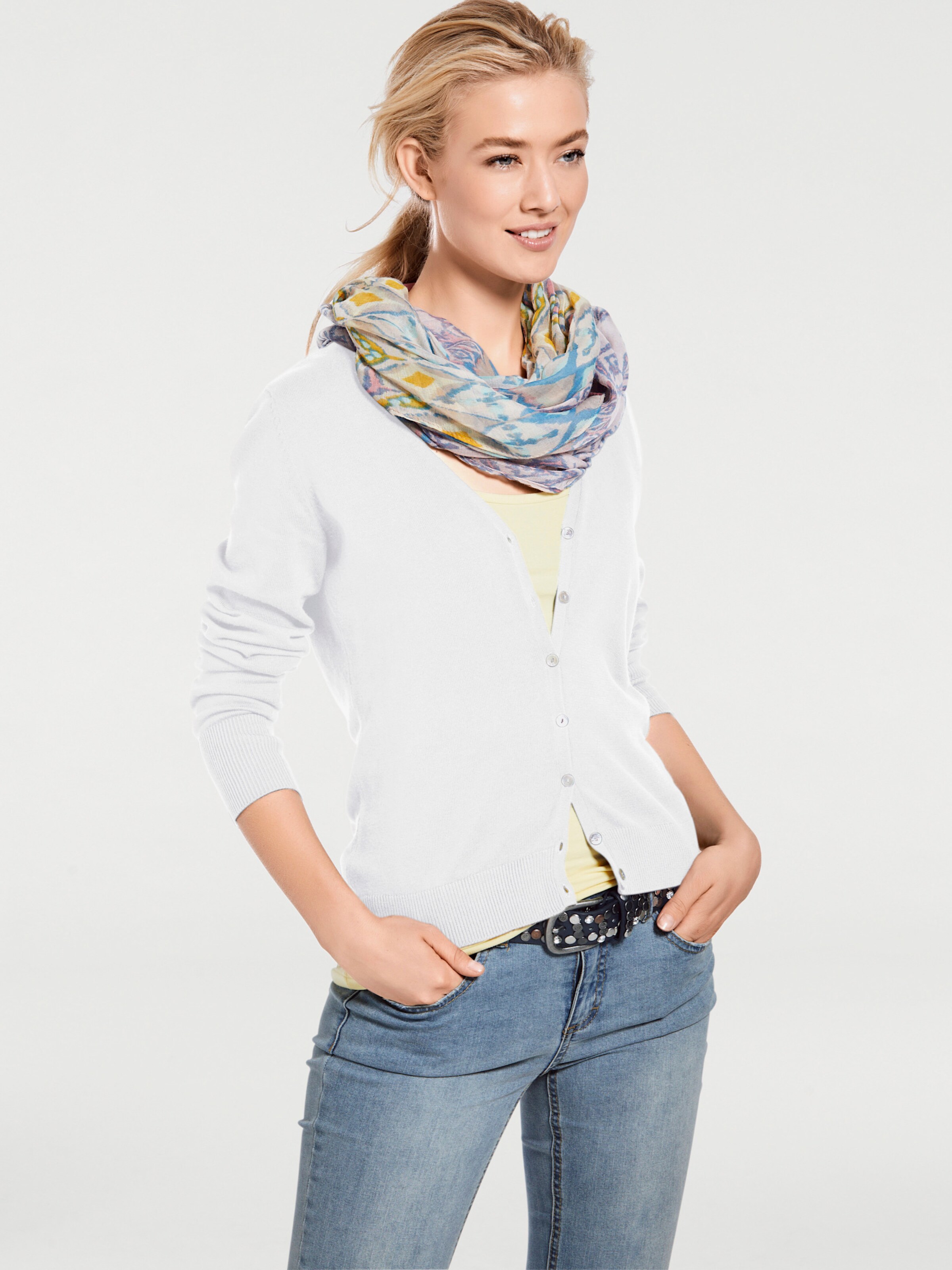 Feinstrickjacke