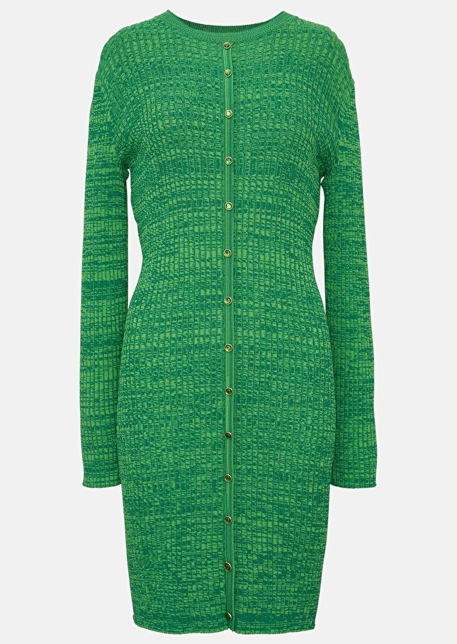 Robe Ralievert chiné côtelée