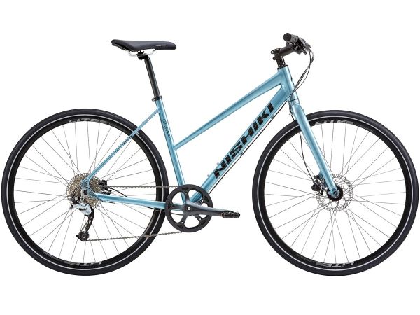 Nishiki Comp Nine Blue - Damecykel - 2023